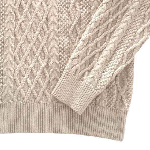 J. Crew Cable-Knit Mockneck Sweater - Picture 4 of 14